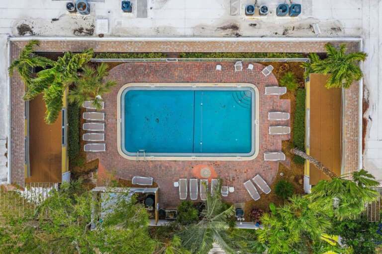 Arial of The Waves and Pool