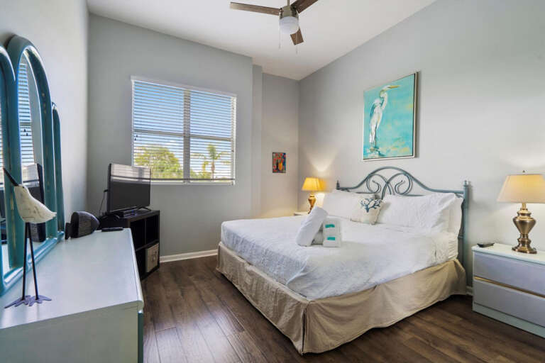 Master Bedroom with King Size Bed