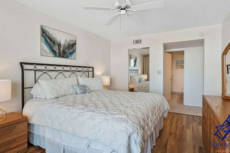 Master Bedroom with a King Size Bed