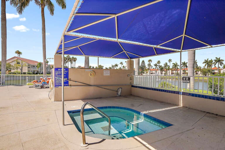 Shaded Hot Tub