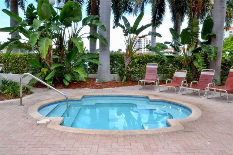 Hot Tub in Pool Area
