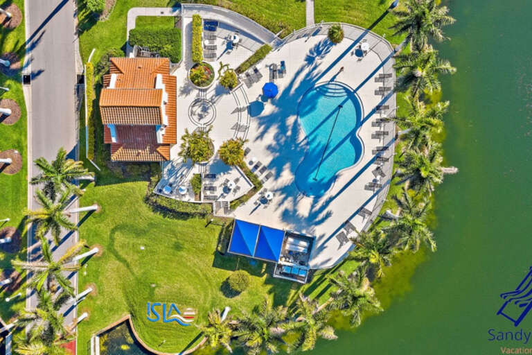 Aerial of Vista Verde and Pool Area