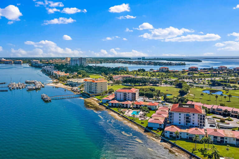Aerial of Casa Del Mar