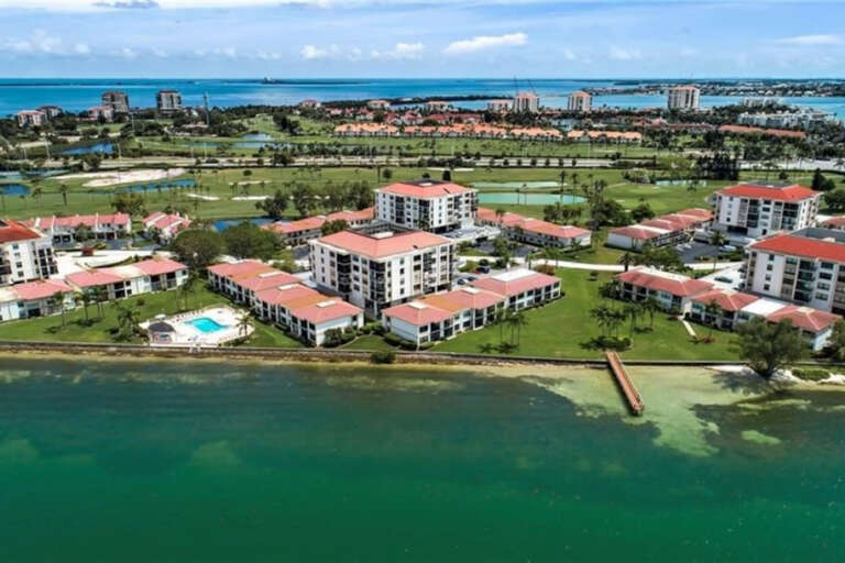 Aerial of Casa Del Mar