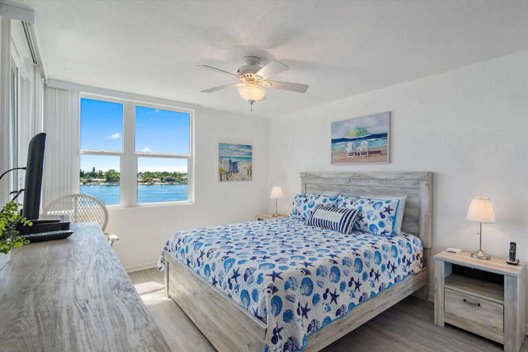 Master Bedroom with King Sized Bed