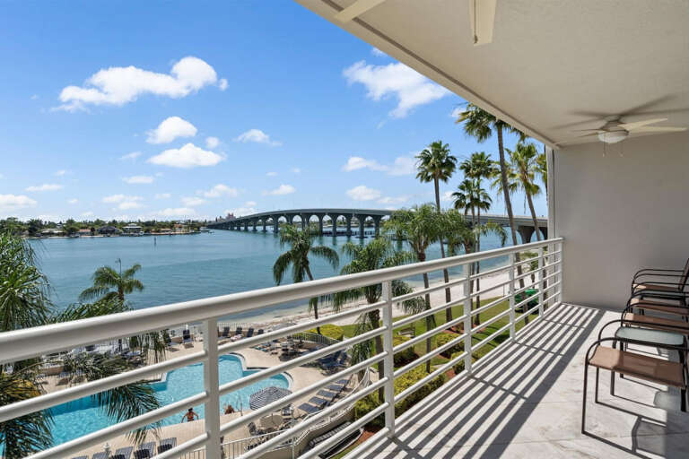 Balcony View of Pool Balcony View of Pool