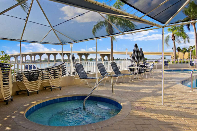 Shaded Hot Tub Shaded Hot Tub