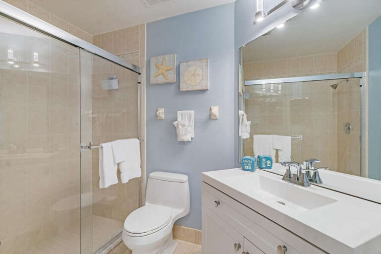 Guest Bathroom with Step in Shower