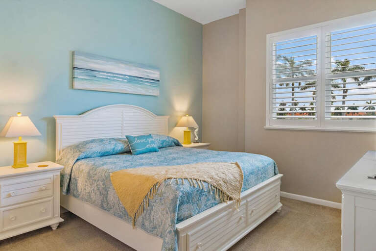 Master Bedroom with King Sized Bed