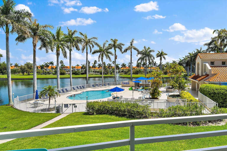 Balcony View of Pool