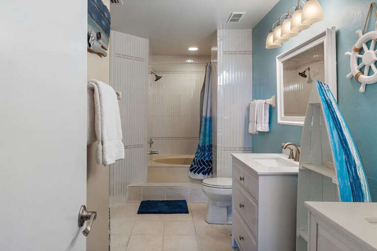 Master Bathroom with Tub/ Shower Combo