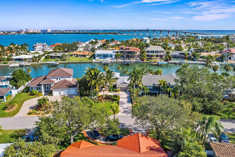 Aerial of Tierra Verde from Peaceful Haven