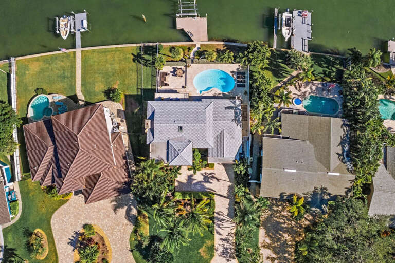 Aerial of Peaceful Haven - Complete View