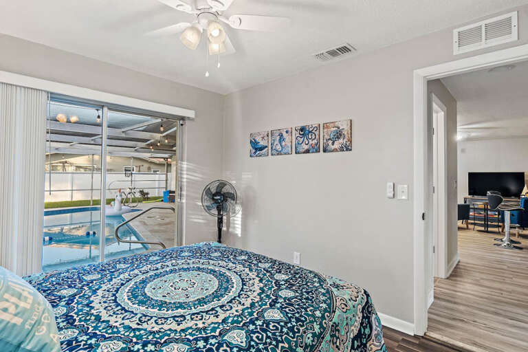 In bed #4 or 4 enjoy the view to the new heated pool In bed #4 or 4 enjoy the view to the new heated pool