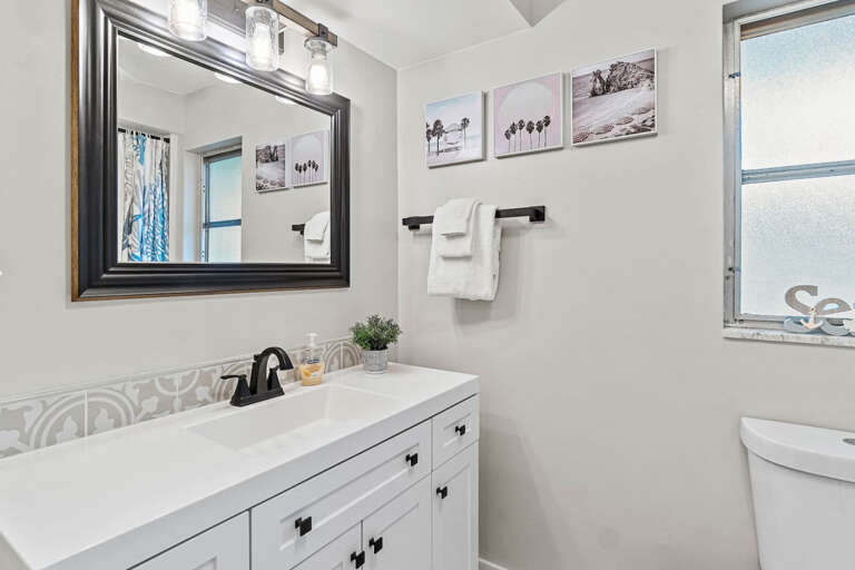 Renovated master bath to start your days Renovated master bath to start your days