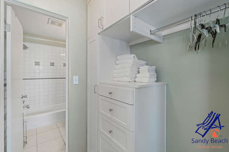 Closet leading to Bathroom