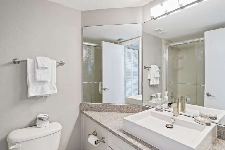 Guest Bathroom with Walk in Shower Guest Bathroom with Walk in Shower