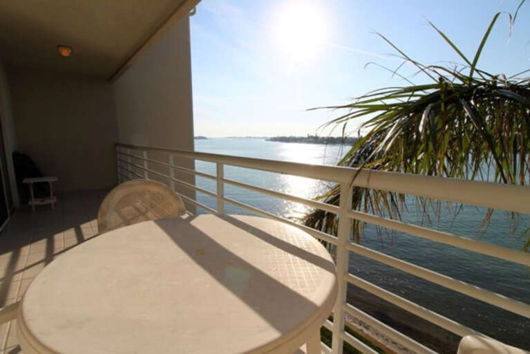 Balcony with Seating and a View