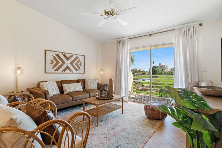 Living Area with a View Living Area with a View