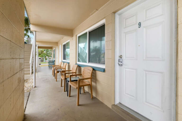 View of Front Unit with Seating Area