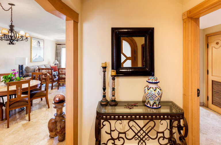Beautiful foyer entering to your "true" 2 bedroom villa!
