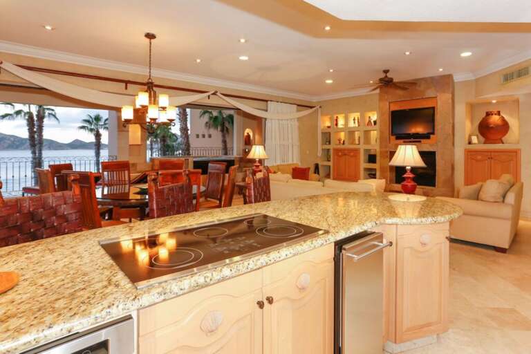 Kitchen, Dining and Living Area