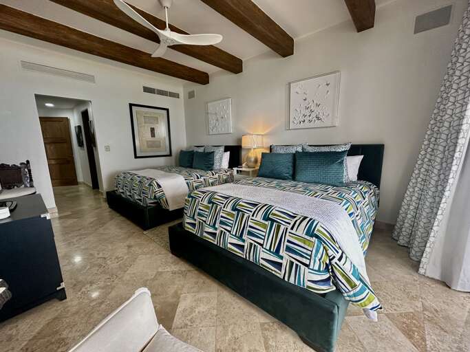 Spacious Guest Suite with attached private full bath and plenty of closet space!