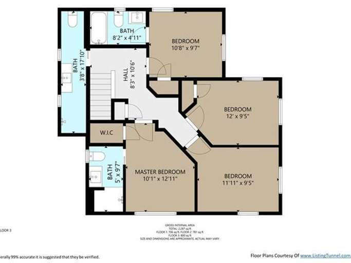 Third Level Floor Plan 