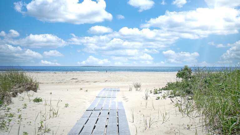 Sandy Beach At Starboard