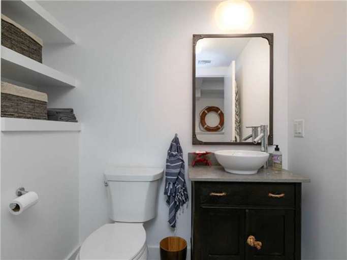 1/2 Bath in Basement 
