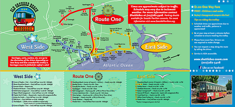 Trolley makes stops in Pine Point and Old Orchard Trolley makes stops in Pine Point and Old Orchard