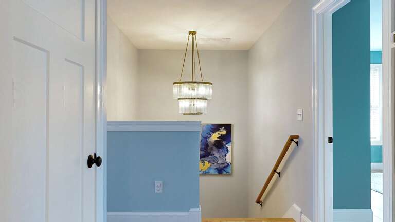 Landing at the top of the stairs 