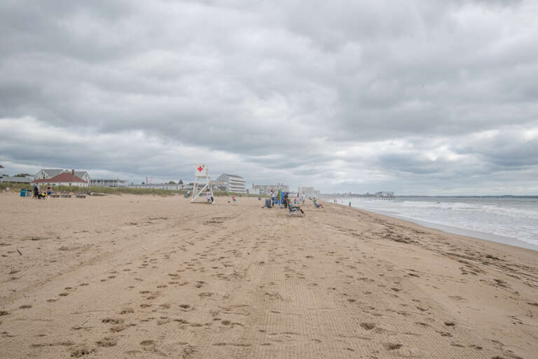 Sand just steps away