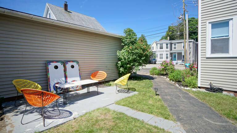 Corn hole for guest use