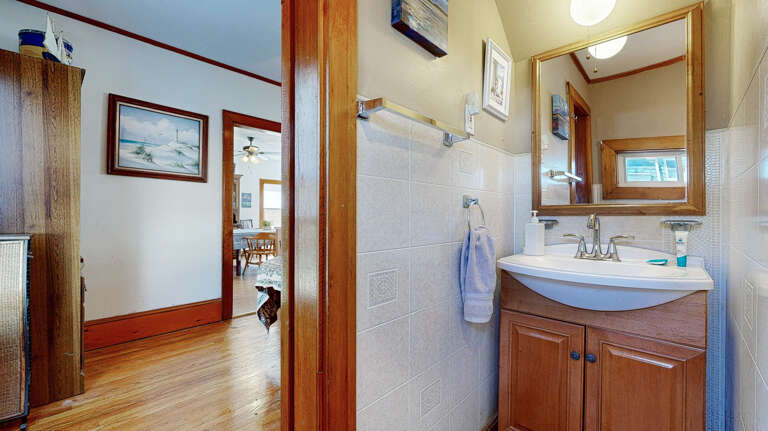 located on 1st floor | 1/2 bath