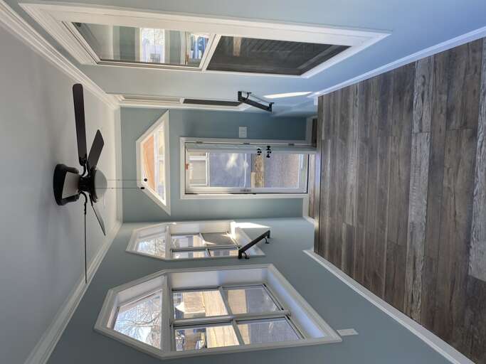 Recently renovated sun porch Recently renovated sun porch