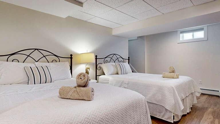 Basement Level | 2 Queen Beds  Basement Level | 2 Queen Beds