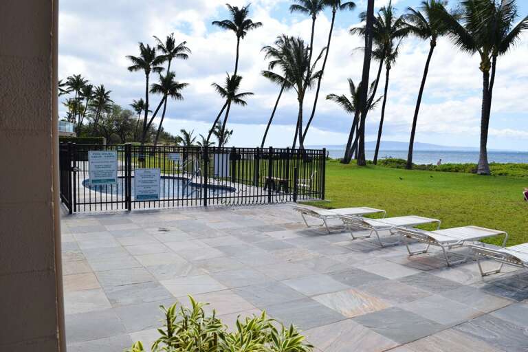 Pool and ocean are only a few steps away from your condo