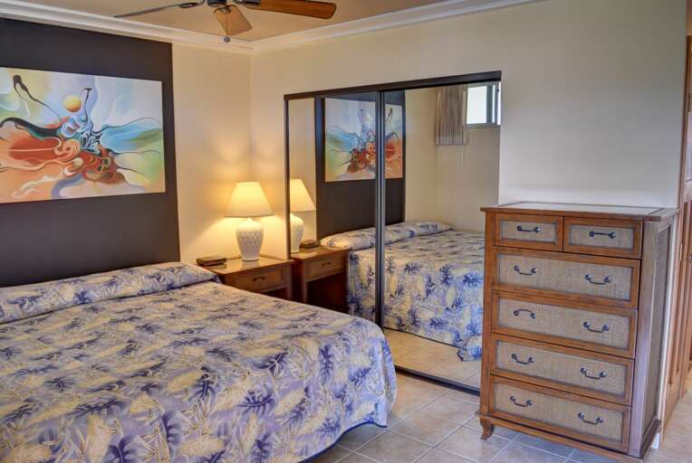 Plenty of storage in bedroom