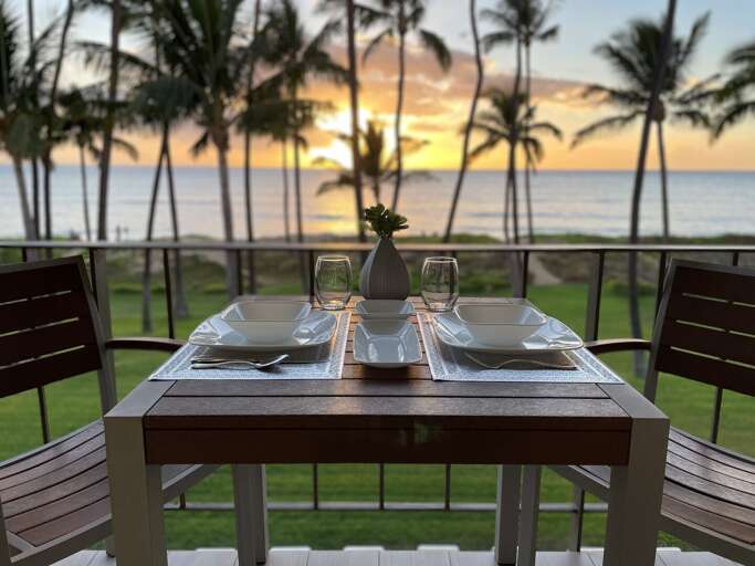 Enjoy a unique sunset from the comfort of your 3rd floor lanai every evening.