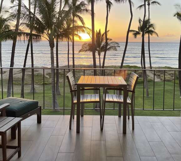 VIP seating for an amazing sunset every night!