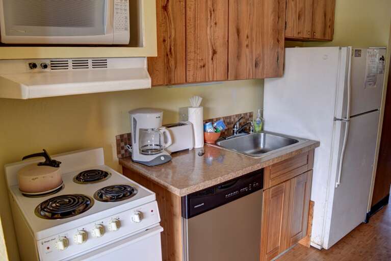 Enjoy the convenience of a kitchen on vacation