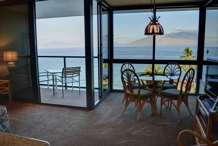 Dining area with a view