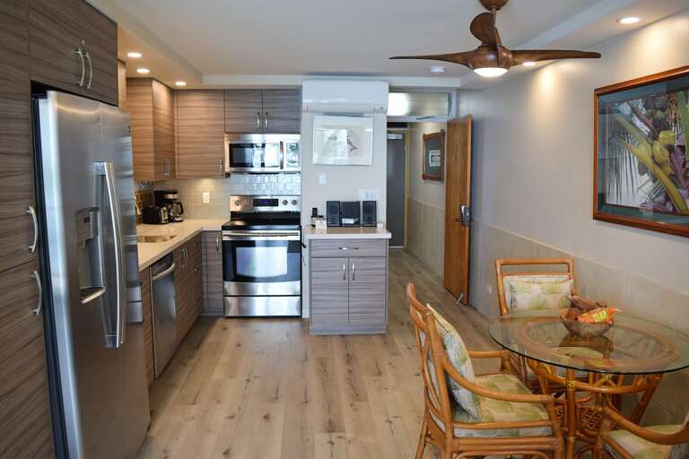 Enjoy cooking meals in your private kitchen