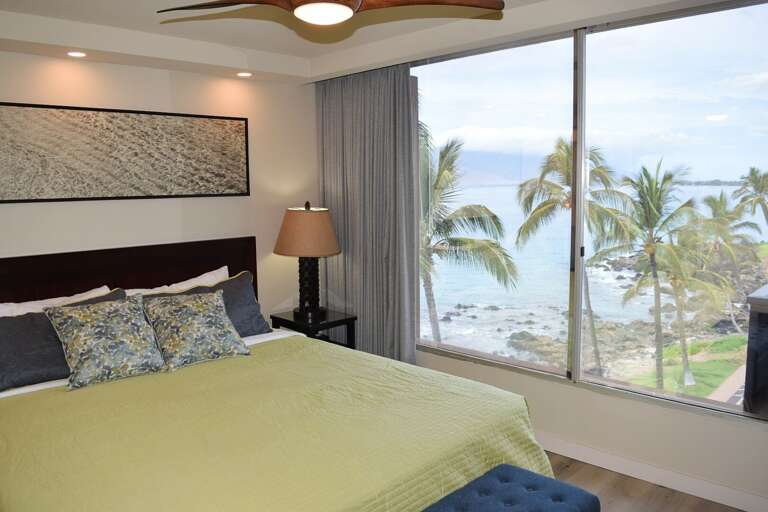 Ocean views from guest bedroom