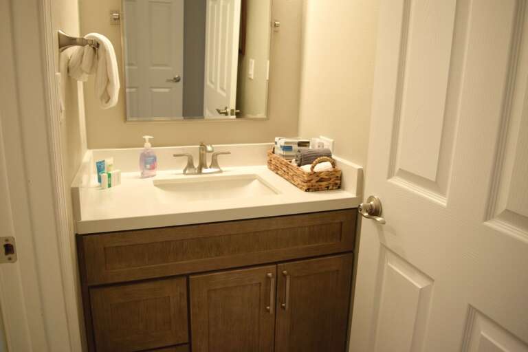 Master bathroom vanity