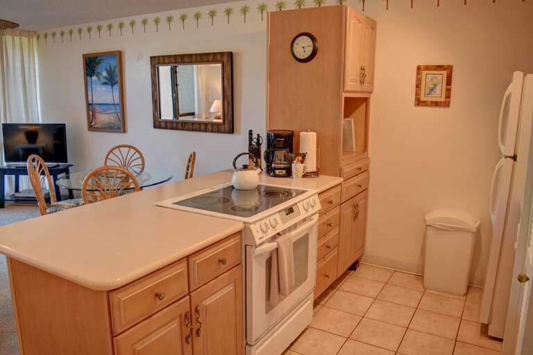 Fully stocked kitchen