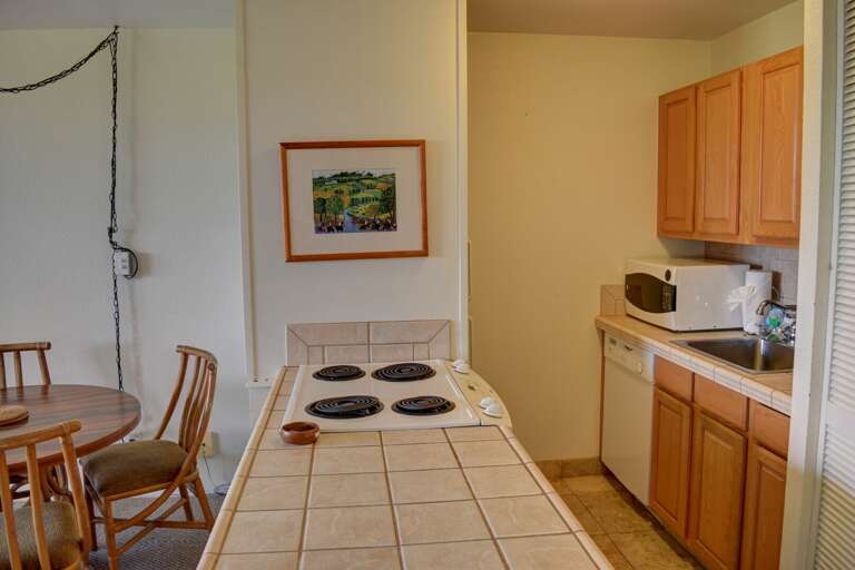 Fully stocked kitchen