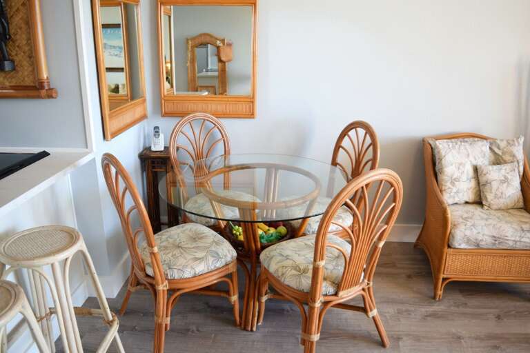 Dining table with seating for 4 Dining table with seating for 4
