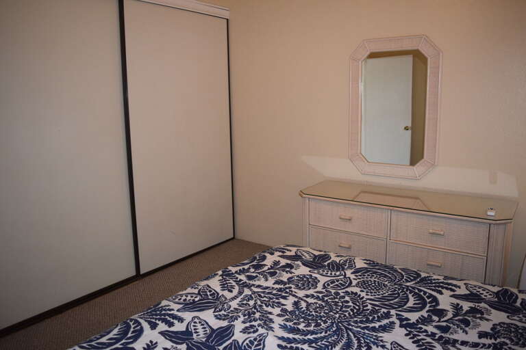 Master bedroom with plenty of storage